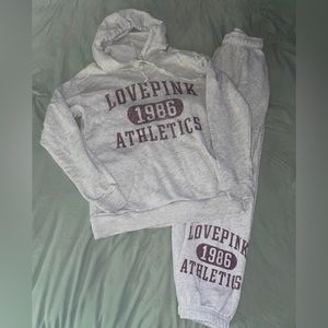 Victoria’s Secret pink outfit